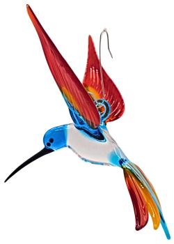 Hängevogel, Kolibri (blau-gelb-rot)